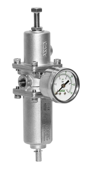 ASCO expand Stainless Steel Filter Regulator range with addition of a compact offering